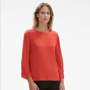 MM Lafleur Jodie top in cayenne silk